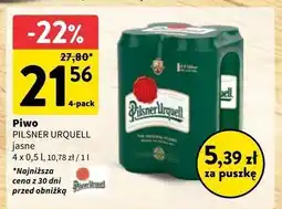 Intermarche Piwo Pilsner Urquell oferta