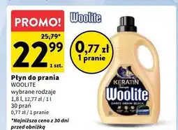 Intermarche Płyn do prania dark Woolite Keratin oferta