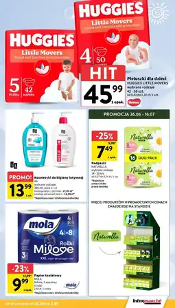Intermarche Pieluszki dla dzieci junior Huggies Classic oferta