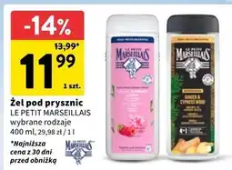 Intermarche Żel pod prysznic imbir i cyprys Le Petit Marseillais oferta