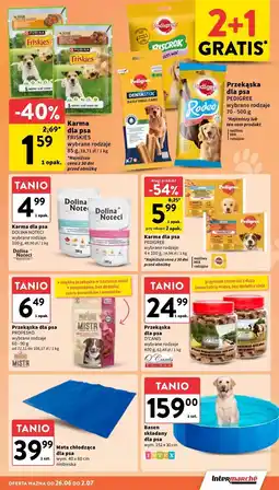 Intermarche Ciasteczka dla psów Pedigree Biscrok oferta