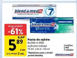 Intermarche Pasta do zębów extra fresh Blend-A-Med Complete Protect Fresh 7 oferta