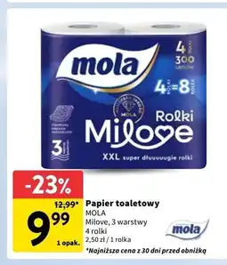 Intermarche Papier toaletowy milove Mola oferta