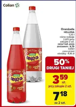 Carrefour Oranżada czerwona Hellena oferta