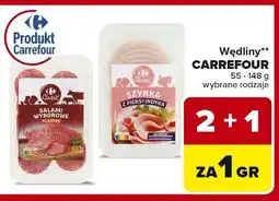 Carrefour Szynka z piersi indyka Carrefour Classic oferta