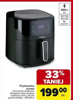 Carrefour Frytkownica 871125224641 Alpina oferta