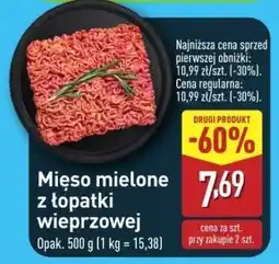 ALDI Mięso mielone z łopatki wieprzowej Aldi oferta
