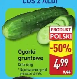 ALDI Ogórki gruntowe Aldi oferta
