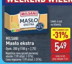 ALDI Masło ekstra Milsani oferta