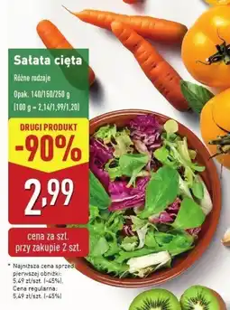 ALDI Sałata cięta różne rodzaje Aldi oferta