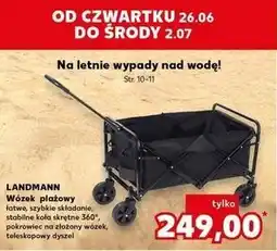 Kaufland Wózek plażowy Landmann oferta