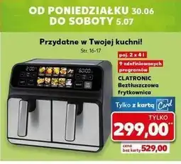 Kaufland Frytkownica beztłuszczowa 8 l Clatronic oferta