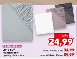 Kaufland Prześcieradło 180-200 x 200 cm Liv & Bo oferta