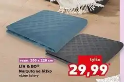 Kaufland Narzuta na łóżko 200 x 220 cm Liv & Bo oferta