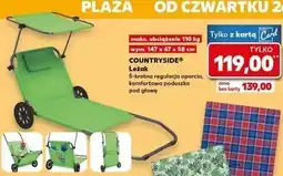 Kaufland Leżak z daszkiem 147 x 67 58 cm K-Classic Countryside oferta