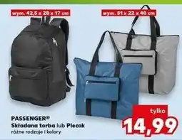 Kaufland Plecak składany 42.5 x 28 17 cm Passenger oferta