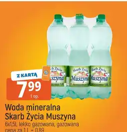 E.Leclerc Woda gazowana Muszyna Skarb Życia oferta