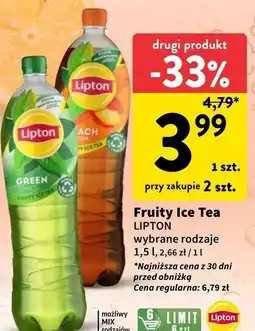 Intermarche Herbata mrożona classic Lipton Green Ice Tea oferta