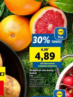 Lidl Grapefruit czerwony oferta