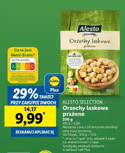 Lidl Orzechy laskowe prażone Alesto oferta