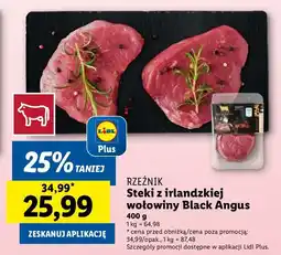 Lidl Stek z irlandzkiej wołowiny Rzeźnik codzienna dostawa oferta