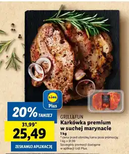 Lidl Karkówka premium w marynacie paprykowej Grill and fun oferta