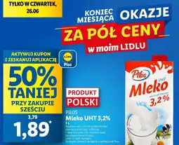 Lidl Mleko 3.2% Pilos oferta