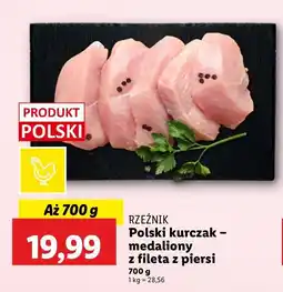 Lidl Medaliony z fileta kurczaka Rzeźnik codzienna dostawa oferta