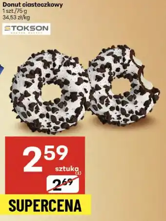 Delikatesy Centrum Donut ciasteczkowy Stokson oferta