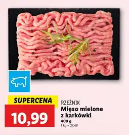 Lidl Mięso mielone wieprozwe z karkówki Rzeźnik codzienna dostawa oferta