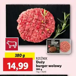 Lidl Big burger Rzeźnik codzienna dostawa oferta
