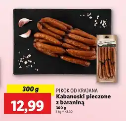 Lidl Kabanosy z baraniną Pikok od krajana oferta