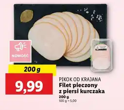 Lidl Filet pieczony z piersi kurczaka Pikok od krajana oferta