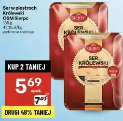 Delikatesy Centrum Ser w plastrach królewski OSM Sierpc oferta