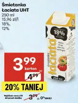 Delikatesy Centrum Śmietanka UHT 18% Łaciata oferta