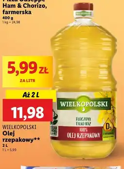 Lidl Olej Wielkopolski rzepakowy oferta