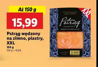 Lidl Pstrąg wędzony na zimno w plastrach Connoisseur oferta