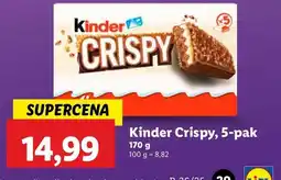 Lidl Batony Kinder crispy oferta