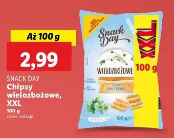 Lidl Chipsy wielozbożowe fromage Snack day oferta