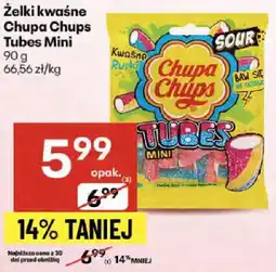 Delikatesy Centrum Żelki kwaśne Tubes Mini Chupa Chups oferta