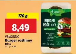 Lidl Burger roślinny ze słonecznikiem Vemondo oferta