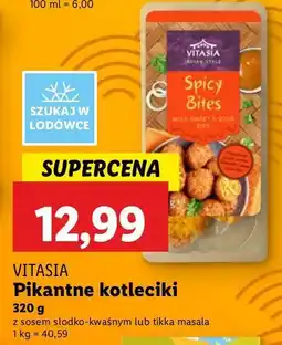 Lidl Pikantne kotleciki z sosoem słodko-kwaśnym Vitasia india oferta