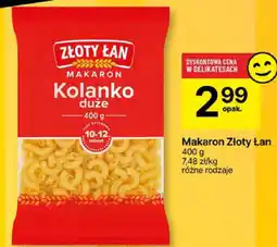 Delikatesy Centrum Makaron Kolanko duże Złoty Łan oferta