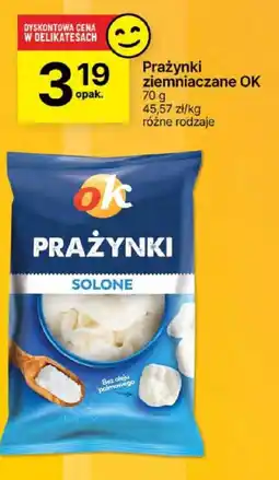 Delikatesy Centrum Prażynki ziemniaczane solone OK oferta