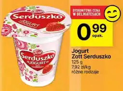 Delikatesy Centrum Jogurt Zott Serduszko oferta