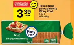 Delikatesy Centrum Tost z mąką pełnoziarnistą Płony Zboż oferta