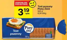 Delikatesy Centrum Tost pszenny Płony Zboż oferta