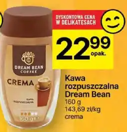 Delikatesy Centrum Kawa rozpuszczalna Dream Bean crema oferta