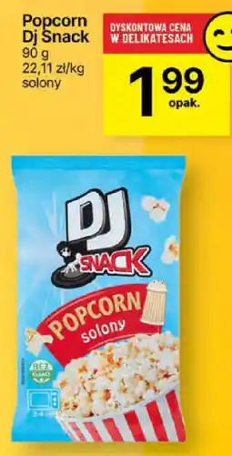 Delikatesy Centrum Popcorn solony DJ Snack oferta