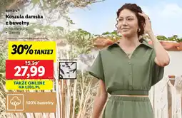 Lidl Koszula damska z bawełny oferta